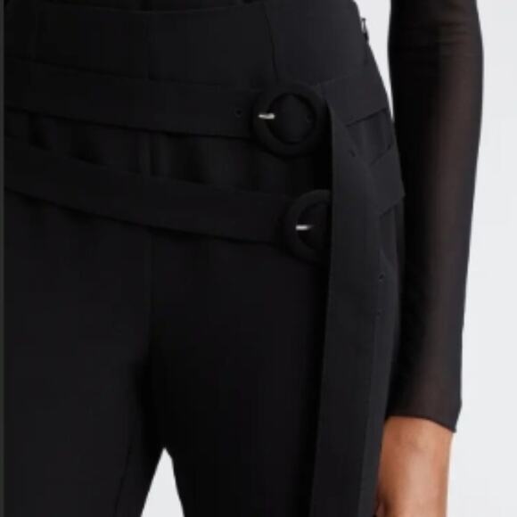 Cinq à Sept Hadlee Belted Wide Leg Pants - Picture 3 of 5